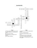 Juneteenth Vocabulary Crossword Puzzle