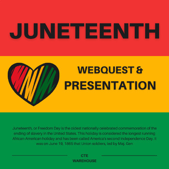Preview of Juneteenth WebQuest and Presentation Project 