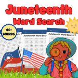Juneteenth Word Search Puzzle | Celebration Printable Work