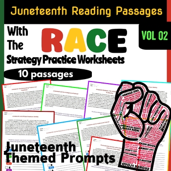 Preview of Juneteenth activities black history month Race strategy practice Worksheets