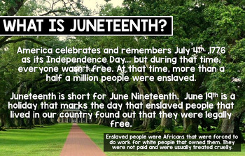 juneteenth ebook and activities by read like a rock star tpt