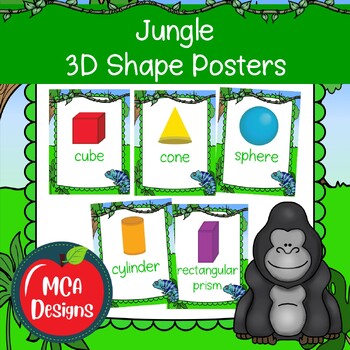 Preview of Jungle 3D Shape Posters