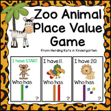 Zoo Animal Place Value Game