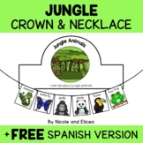 Jungle Animals Activity Crown and Necklace