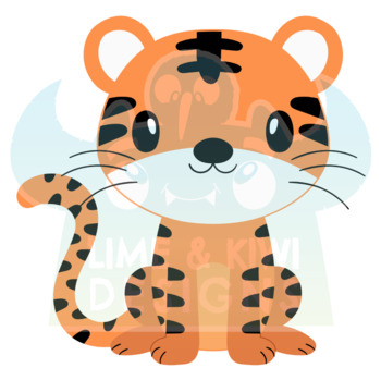Jungle Animals Clipart (Lime and Kiwi Designs) by Lime and Kiwi Designs