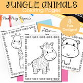 Jungle Theme Coloring Pages - Coloring Sheets - Morning Work