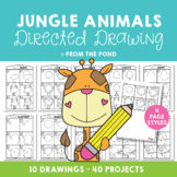 Jungle Animals Directed Drawing and Writing Projects