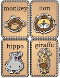 Jungle Animals Spanish Names Play & Learn Pack