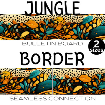 Jungle Bulletin Board Border - Free - Back to School - Commercial Use ...