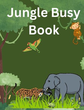 Preview of Jungle Busy Book