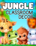 Jungle Classroom Decorations Package (PRINTABLE) - Back to School