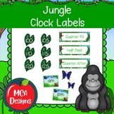 Jungle Clock Labels