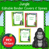 Jungle Editable Binder Covers and Spines