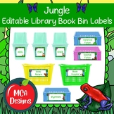 Jungle Editable Classroom Library Book Bin Labels