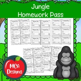 Jungle Homework Pass