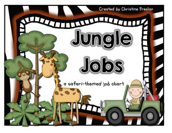 safari themed classroom jobs