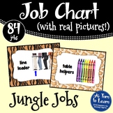 Jungle Jobs - Safari Themed Job Chart with Pictures!