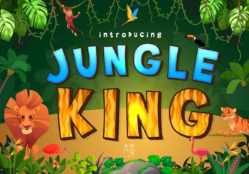 Preview of Jungle King Font