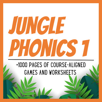 Preview of Jungle Phonics 1, +1000 Pages of Games and Worksheets