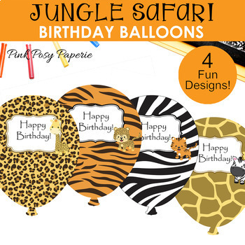 Birthday Balloon Straw Toppers | Birthday gift for students | Editable -  Miss Jacobs Little Learners