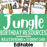 Jungle Birthday Chart Display - Bulletin Board, Back to Sc