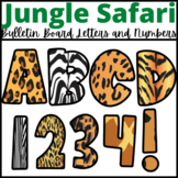 Jungle Safari Chunky Animal Print Alphabet Bulletin Board 