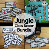 Jungle / Safari Class Decor Bundle