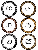 Jungle Safari Clock Numbers