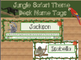 Jungle Safari Desk Name Tags (Editable)