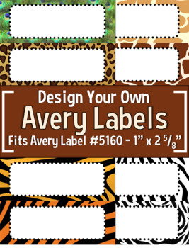 avery label template for mac 5160
