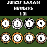 Jungle Safari Numbers 1-31