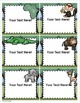 Jungle Safari Theme Classroom Labels Decorations Editable by Cameron ...