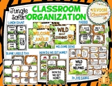 Jungle Safari Theme Classroom Organization: Jobs, Passes, 