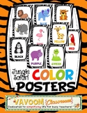 Jungle Safari Theme Color Posters