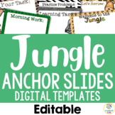 Jungle Safari Theme: Editable Daily Slideshow Templates