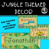 Jungle/Safari Themed Classroom Décor