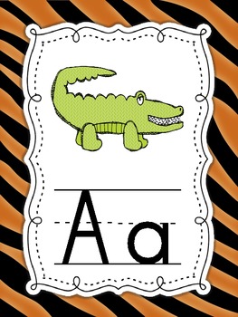 Alphabet Jungle Themed Worksheets Teaching Resources Tpt