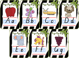 Jungle Theme Alphabet Chart QLD Font