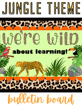 Preview of Jungle Theme Bulletin Board | Back to School Bulletin Board