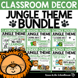 Jungle Theme Classroom Decor Bundle | Safari Theme Decorations