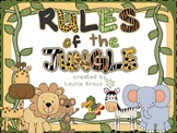 Jungle Theme Classroom Rules