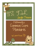 Jungle Theme Common Core First Grade Math