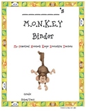 Jungle Theme MONKEY Homework Book