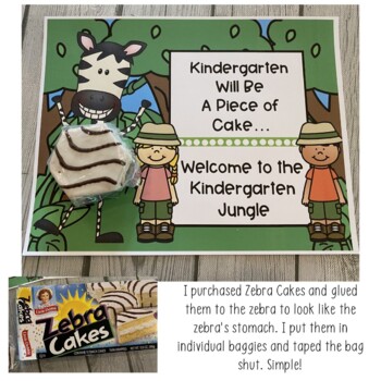 Jungle Themed Open House Treat Certificate