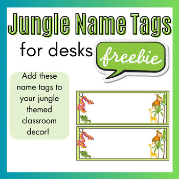 Preview of Jungle Themed Nametags