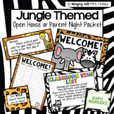 Editable Jungle Themed Open House Documents