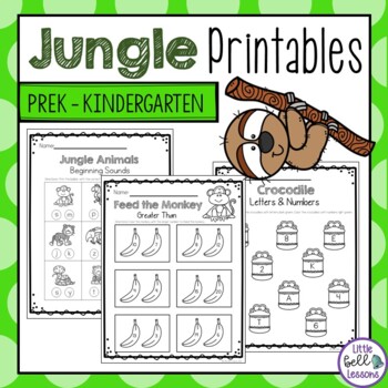 Jungle Preschool Teaching Resources | TPT