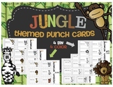 Jungle Themed Punch Cards