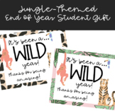 Jungle Themed Student End of Year Gift Tags (Cheetah and P