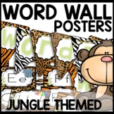 Word Wall and Banner Posters Classroom Decor Jungle Themed
